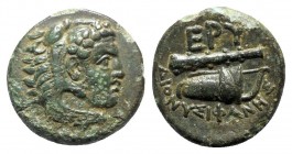 Ionia. Erythrai . ΔΙΟΝΥΣΙΦΑΝΗΣ (Dionysiphanes), magistrate circa 375-360 BC. Bronze Æ