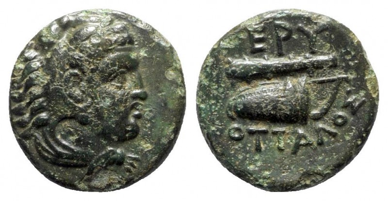 Ionia. Erythrai . ΟΤΤΑΛΟΣ (Ottalos), magistrate circa 375-360 BC. 
Bronze Æ

...