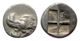 Ionia. Klazomenai  circa 480-400 BC. Diobol AR