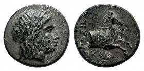 Ionia. Kolophon . ΠΑΣΙΚ- (Pasik-), magistrate circa 360-340 BC. Bronze Æ