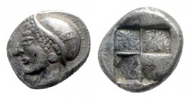 Ionia. Phokaia  circa 521-478 BC. Diobol AR