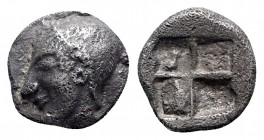 Ionia. Phokaia  circa 521-478 BC. Diobol AR