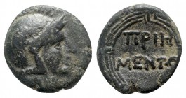 Ionia. Priene   circa 240-170 BC. Mento–, magistrate. Bronze Æ