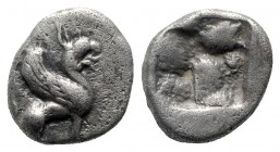 Ionia. Teos circa 510-475 BC. Triobol AR