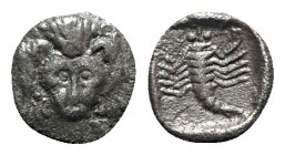 Caria. Mylasa  circa 450-400 BC. Hemiobol AR