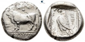 Cyprus. Paphos . Onasioikos. King of Paphos circa 450-400 BC. Stater AR
