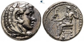 Cyprus. Salamis. Nikokreon circa 331-310 BC. In the name and types of Alexander III of Macedon. Struck circa 332/1-323 BC. Tetradrachm AR