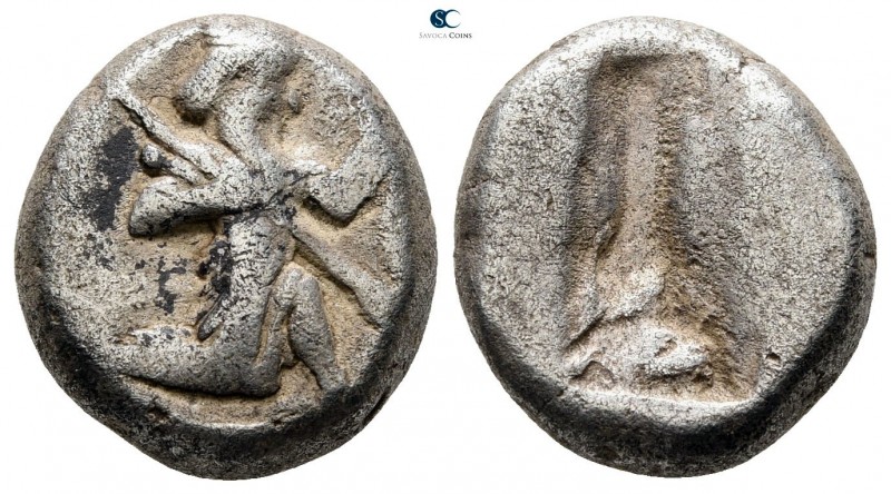 Achaemenid Empire. Sardeis. Time of Xerxes II to Artaxerxes II 420-375 BC. 
Sig...