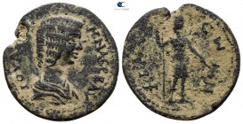 Arcadia. Phigaleia or Phialia. Julia Domna AD 193-217. Assarion Æ