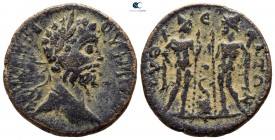 Laconia. Gythium. Septimius Severus AD 193-211. Struck AD 202-205. Assarion Æ