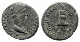 Lydia. Hierokaisareia  . Nero AD 54-68. Bronze Æ