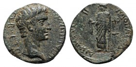 Lydia. Hypaipa  . Augustus 27 BC-AD 14. ΔΗΜΗΤΡΙΟΣ ΦΙΛΟΠΑΤΡΙΣ (Demetrios Philopatris), strategos for the third time. Bronze Æ