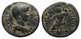 Phrygia. Sebaste. Nero AD 54-68. ΙΟΥΛΙΟΣ ΔΙΟΝΥΣΙΟΣ (Ioulios Dionysios), magistrate. Bronze Æ