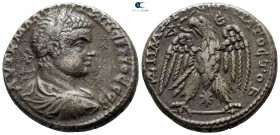 Seleucis and Pieria. Antioch. Elagabalus AD 218-222. Struck AD 219. Tetradrachm AR