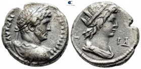 Egypt. Alexandria. Hadrian AD 117-138. Dated RY 14 (AD 129/30). Billon-Tetradrachm