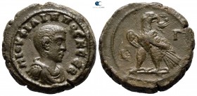 Egypt. Alexandria. Philip II as Caesar AD 244-247. Dated RY 3 of Philip I=AD 245/246. Potin Tetradrachm