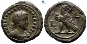Egypt. Alexandria. Valerian I AD 253-260. Dated RY 4=AD 256/257. Potin Tetradrachm