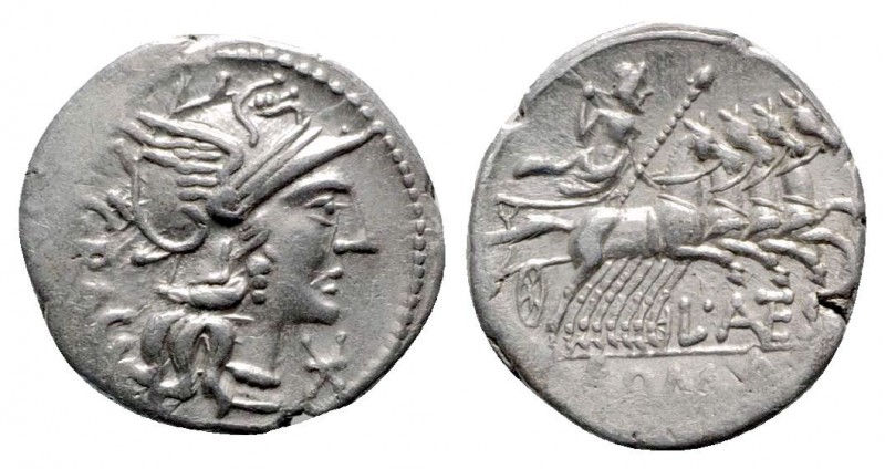 L. Antestius Gragulus. 136 BC. Rome
Denarius AR

21mm., 3,91g.

Helmeted he...