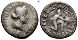 Augustus 27 BC-AD 14. P. Petronius Turpilianus, moneyer. Struck 19 BC. Rome. Denarius AR
