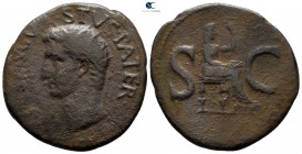 Divus Augustus AD 14. Struck AD 15-16 under Tiberius. Rome. As Æ