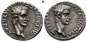 Gaius (Caligula), with Germanicus AD 37-41. Struck AD 37. Lugdunum (Lyon). Denarius AR