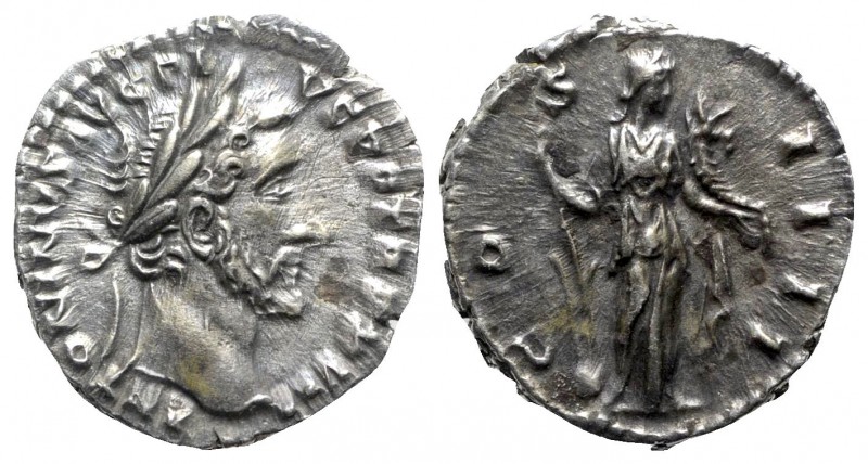 Antoninus Pius AD 138-161. Rome
Denarius AR

17mm., 3,33g.

ANTONINVS AVG P...