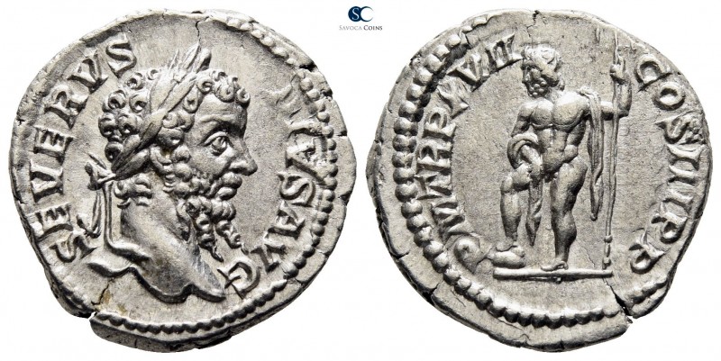 Septimius Severus AD 193-211. Rome
Denarius AR

19mm., 3,77g.

SEVERVS PIVS...