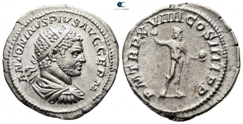 Caracalla AD 198-217. Rome
Antoninianus AR

23mm., 5,13g.

ANTONINVS PIVS A...