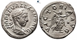 Severus Alexander AD 222-235. Struck AD 222. Antioch. Denarius AR