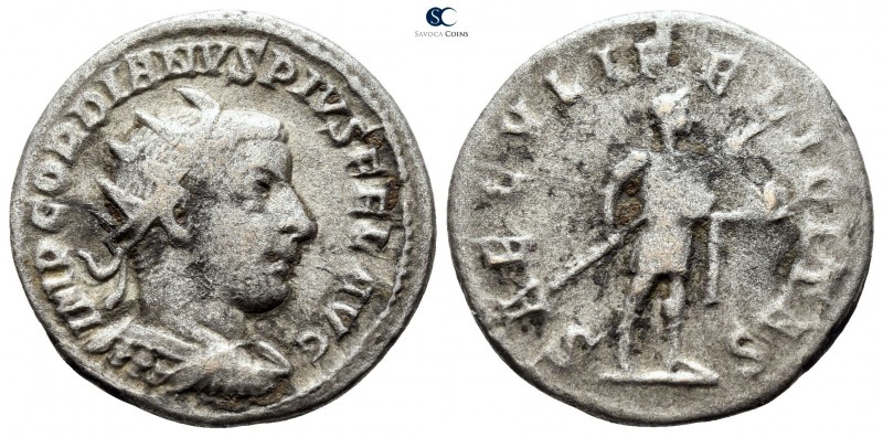 Gordian III. AD 238-244. Antioch
Antoninianus AR

21mm., 3,19g.

IMP GORDIA...