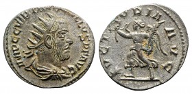 Trebonianus Gallus AD 251-253. Antioch. Antoninianus Æ silvered