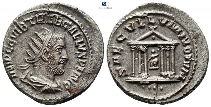 Trebonianus Gallus AD 251-253. Antioch. 4th officina
Antoninianus AR

22mm., ...