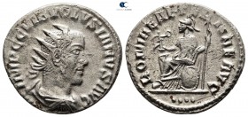 Volusianus AD 251-253. Antioch. 4th officina. Antoninianus Billon