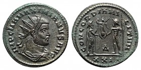 Maximianus Herculius AD 286-305. Cyzicus. Antoninianus Æ silvered