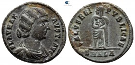Fausta AD 324-326. 1st officina. AD 325-326. Alexandria. Follis Æ