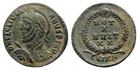 Julian II AD 360-363. Cyzicus. 2nd officina. Follis Æ