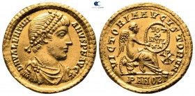 Valentinian I AD 364-375. Antioch. Solidus AV
