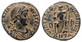 Gratian AD 367-383. Struck AD 367-375. Antioch. Follis Æ