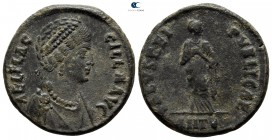 Aelia Flacilla AD 383-386. Antioch. Follis Æ