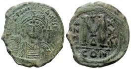 Justinian I AD 527-565. year 28 (554/5 AD) . Constantinople. Follis Æ