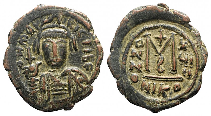 Maurice Tiberius AD 582-602. Dated RY 18=AD 599/600. Nikomedia. 2nd officina
Fo...