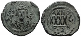 Phocas AD 602-610. year 6 (607/8). Cyzicus. Follis Æ