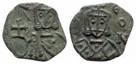 Leo V and Constantine AD 813-820. Syracuse. 40 Nummi Æ