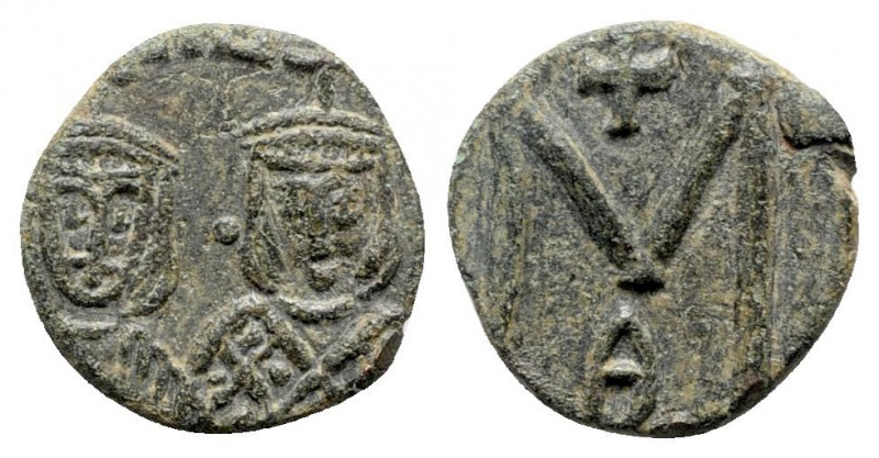 Michael II with Theophilus AD 820-829. Syracuse
Follis Æ

15mm., 3,01g.

[M...