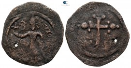 Baldwin II, second reign AD 1108-1118. Follis Æ