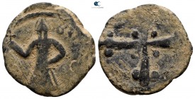 Baldwin II, second reign AD 1108-1118. Edessa. Follis Æ
