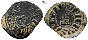 Baldwin III AD 1143-1163. Latin Kingdom of Jerusalem. Denier BI