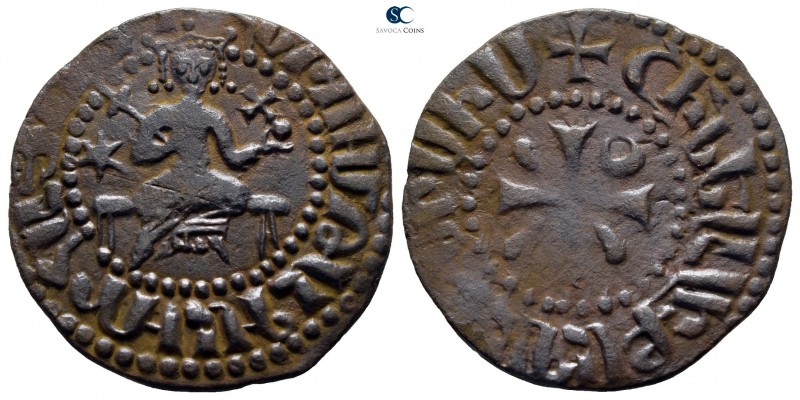 Hetoum I AD 1226-1270. Royal
Kardez AE

23mm., 3,54g.

Hetoum seated facing...