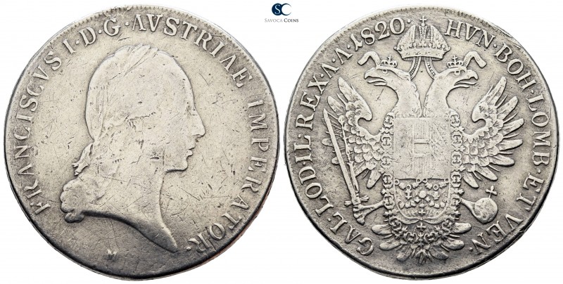 Austria. Milano. Franz II AD 1792-1835.
AR Thaler

40mm., 27,16g.

FRANCISC...