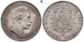 Germany. Preußen. Wilhelm II AD 1891-1918. 2 Mark 1888